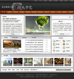 園林學(xué)院網(wǎng)站設(shè)計(jì) 打造自然與功能并重的數(shù)字空間